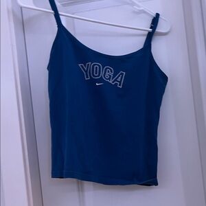 Nike Women's Blue Yoga Camisole